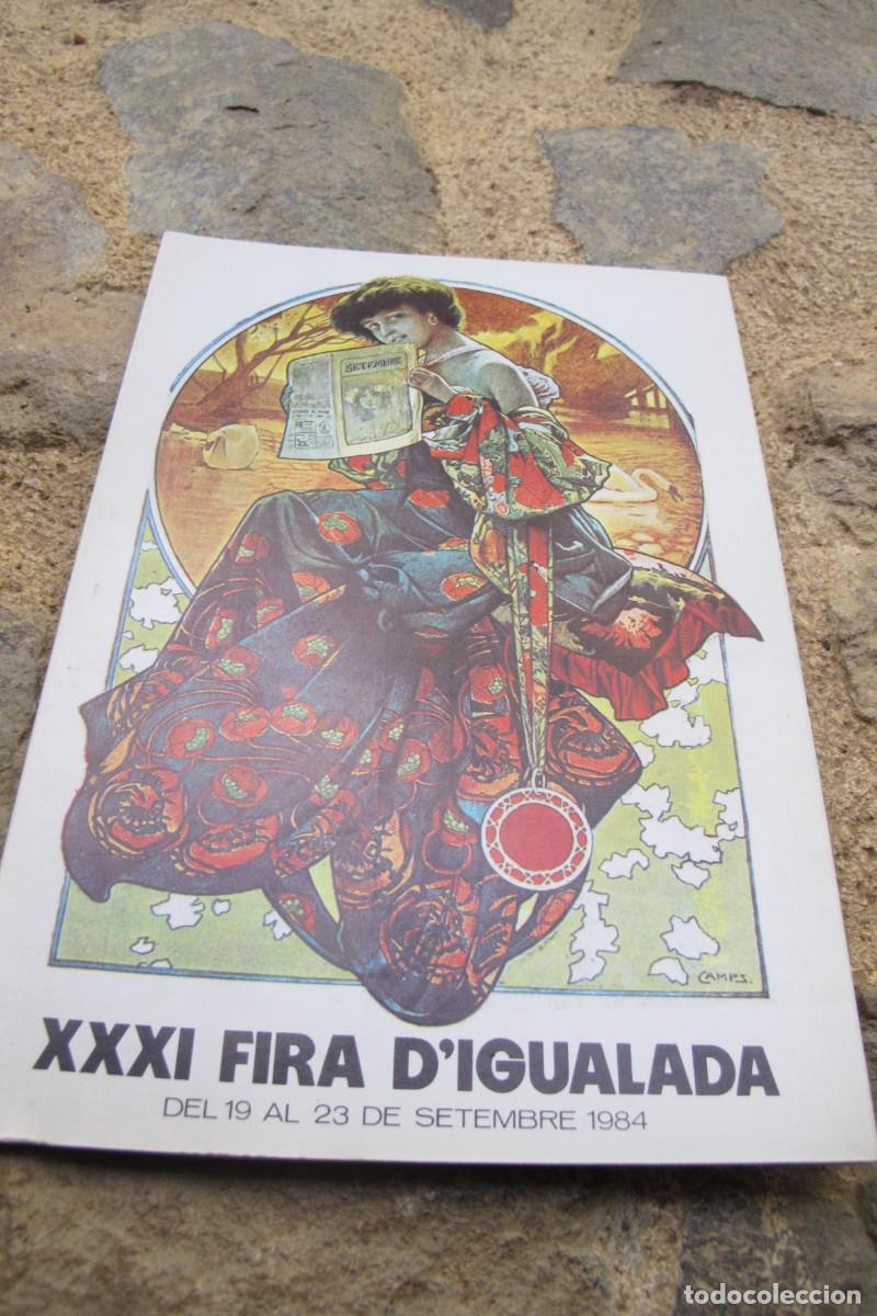 Coleccionismo de revistas y peri&oacute;dicos: XXXI FIRA D'IGUALADA. DEL 19 AL 23 DE SETEMBRE 1984. LLIBRET IGUALADA