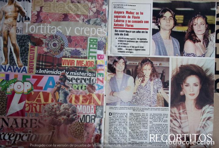 Coleccionismo de Revistas y Peri&oacute;dicos: AMPARO MU&Ntilde;OZ ANTONIO FLORES MISS UNIVERSO ESPA&Ntilde;A