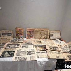 Coleccionismo de Revistas y Periódicos: LOTE DE 26 DE LOS MEJORES NÚMEROS PERIÓDICOS ANTIGUOS EPOCA FRANCO Y OTROS VER FOTOS