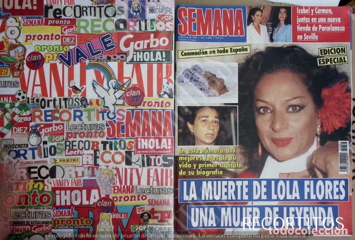 Coleccionismo de revistas y peri&oacute;dicos: RECORTE PORTADA LOLA FLORES