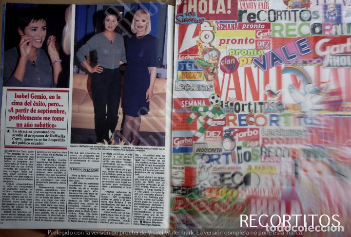 Coleccionismo de Revistas y Peri&oacute;dicos: RAFFAELLA CARRA ISABEL GEMIO