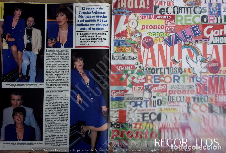 Coleccionismo de revistas y peri&oacute;dicos: CONCHA VELASCO ANDRES ABERASTURI PACO VALLADARES