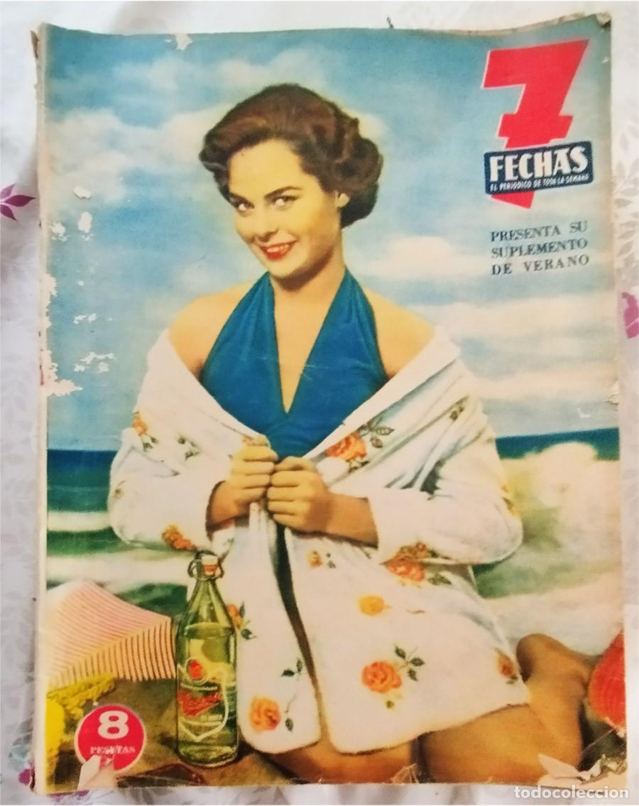 Coleccionismo de revistas y peri&oacute;dicos: SUPLEMENTO DE VERANO 1959 REVISTA 7 FECHAS TOULOUSE-LATREC GRACE Y RANIERO DOMENICO MODUGNO&hellip;