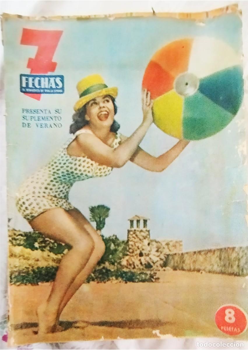 Sammeln von Zeitschriften und Zeitungen: SUPLEMENTO DE VERANO 1960 REVISTA 7 FECHAS HERMANOS MAXC OLIMPIADA ROMA BODA MARGARITA ROSA LA CAMOR