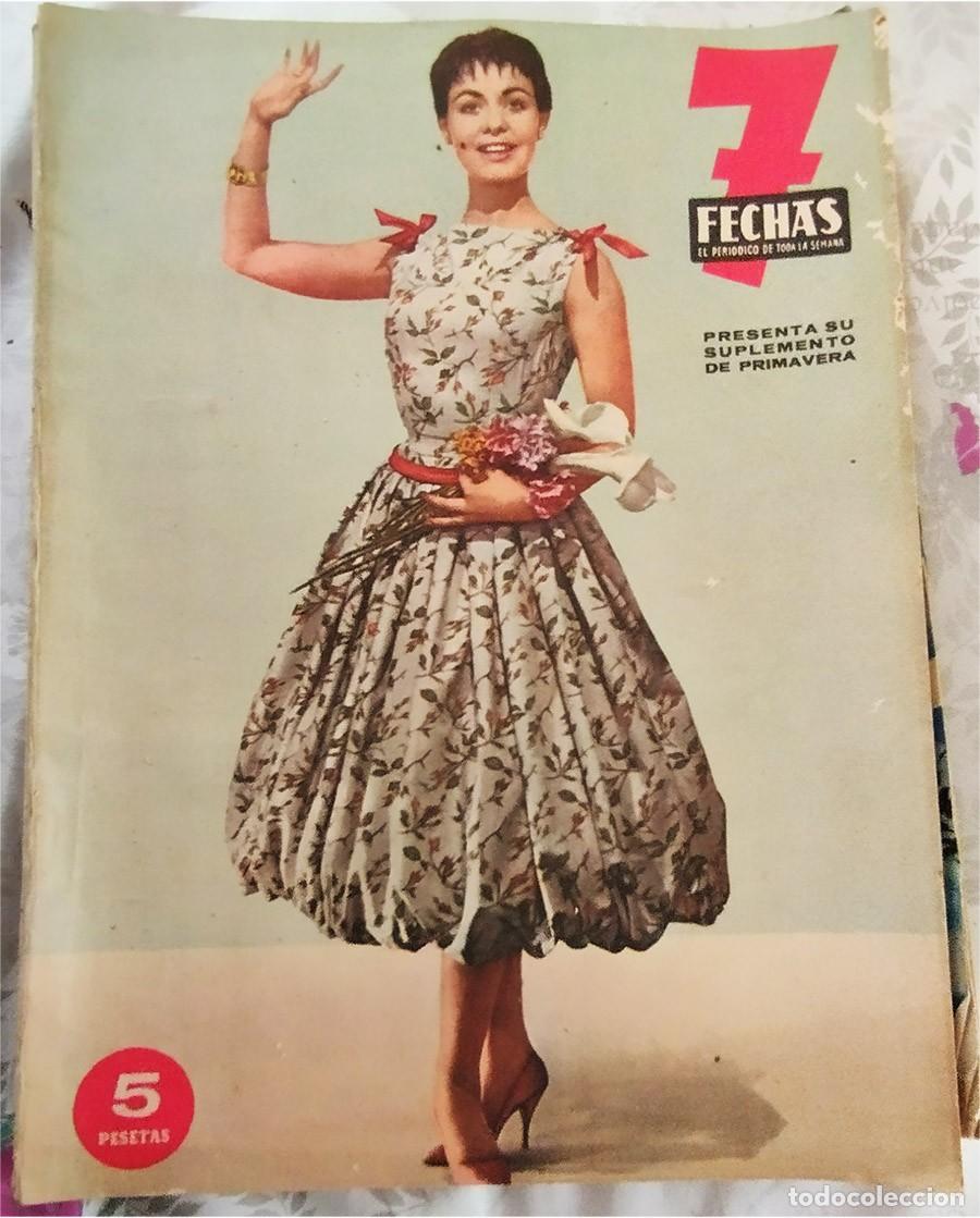 Sammeln von Zeitschriften und Zeitungen: SUPLEMENTO DE PRIMAVERA 1958 REVISTA 7 FECHAS GENE TIERNEY BENIANTINO GIGLI CANTANTES DE CUPLE&hellip;