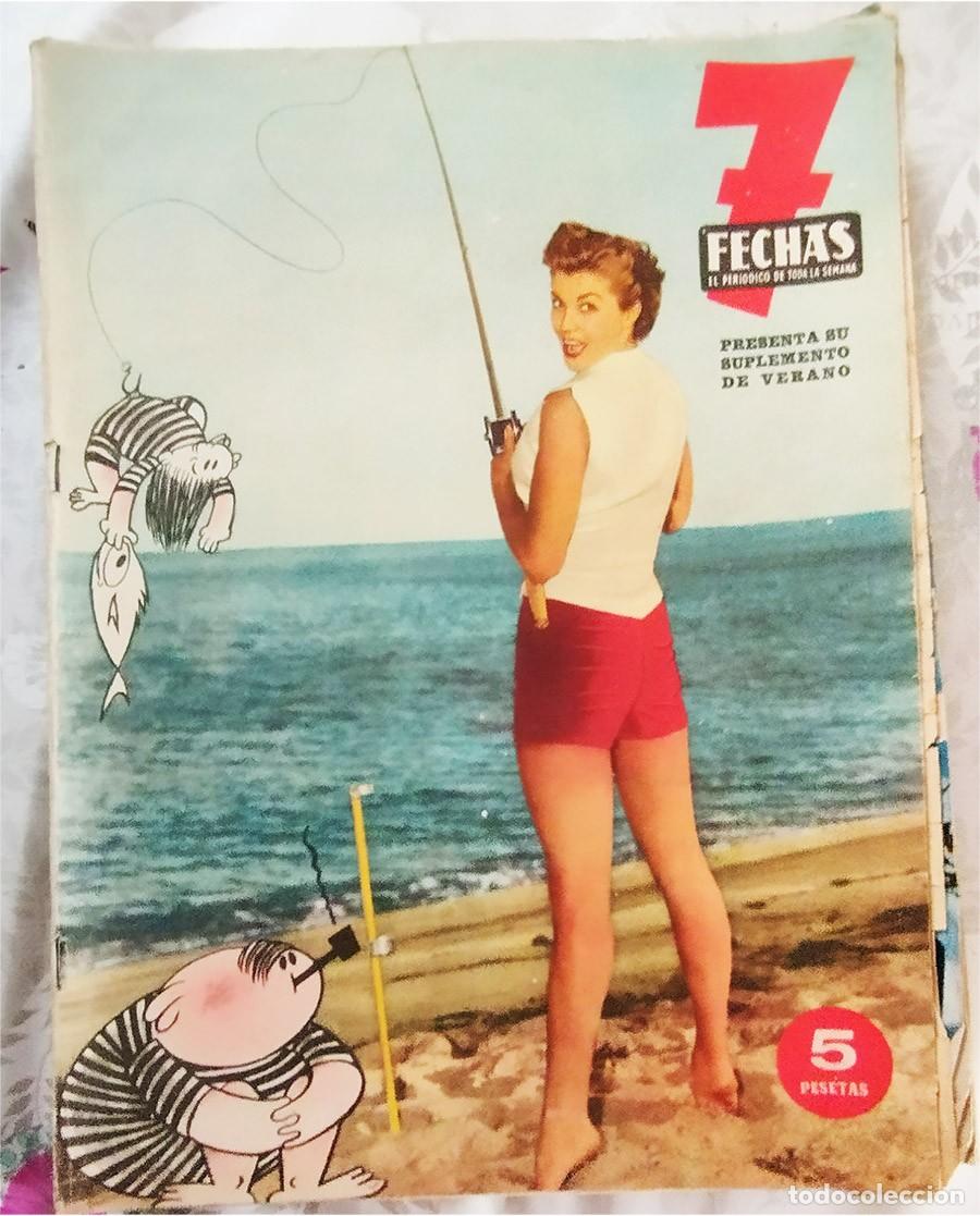 Sammeln von Zeitschriften und Zeitungen: SUPLEMENTO DE VERANO 1952 REVISTA 7 FECHAS RODOLFO VALENTINO&hellip;