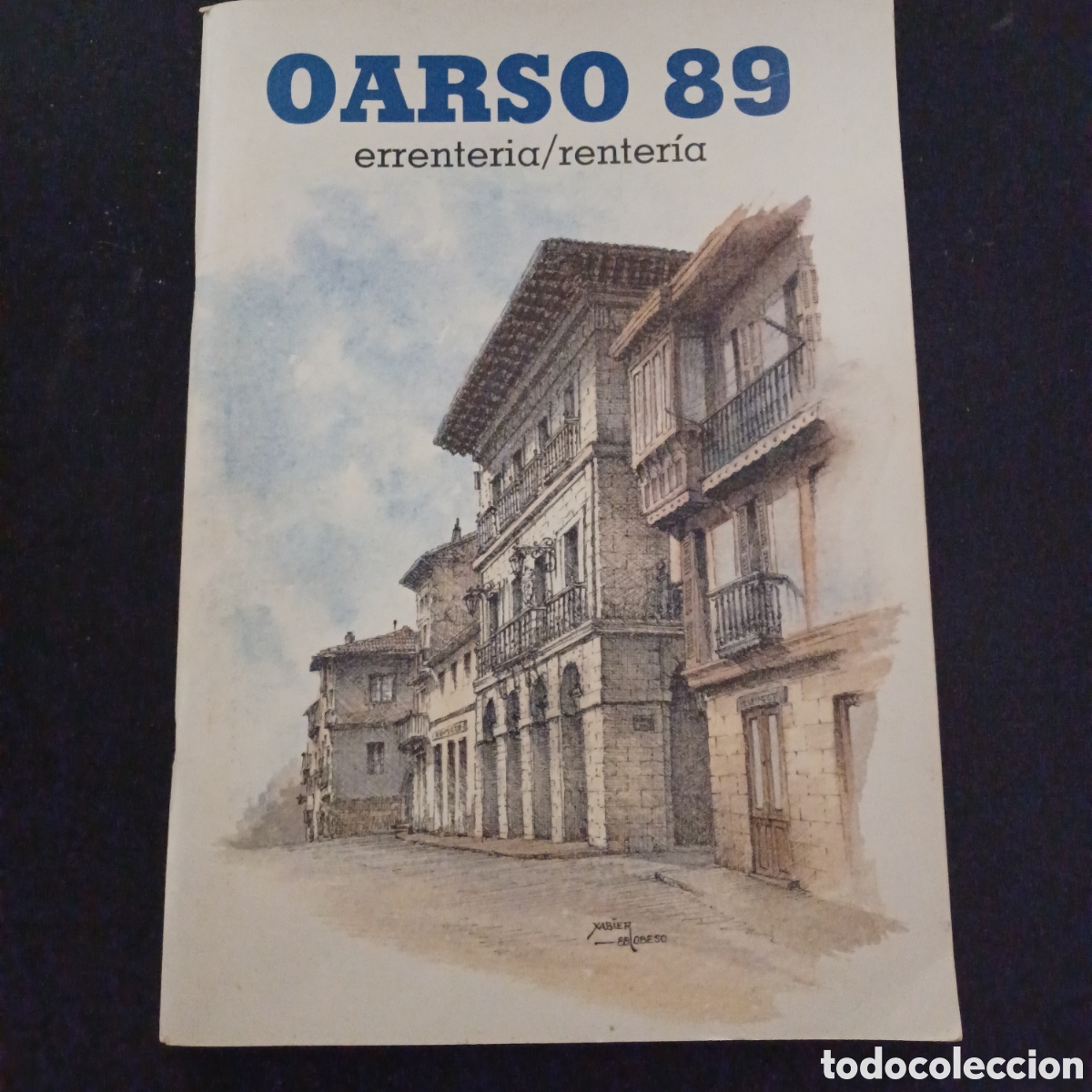 Coleccionismo de Revistas y Peri&oacute;dicos: REVISTA GRAN FORMATO OARSO 89 - RENTERIA-