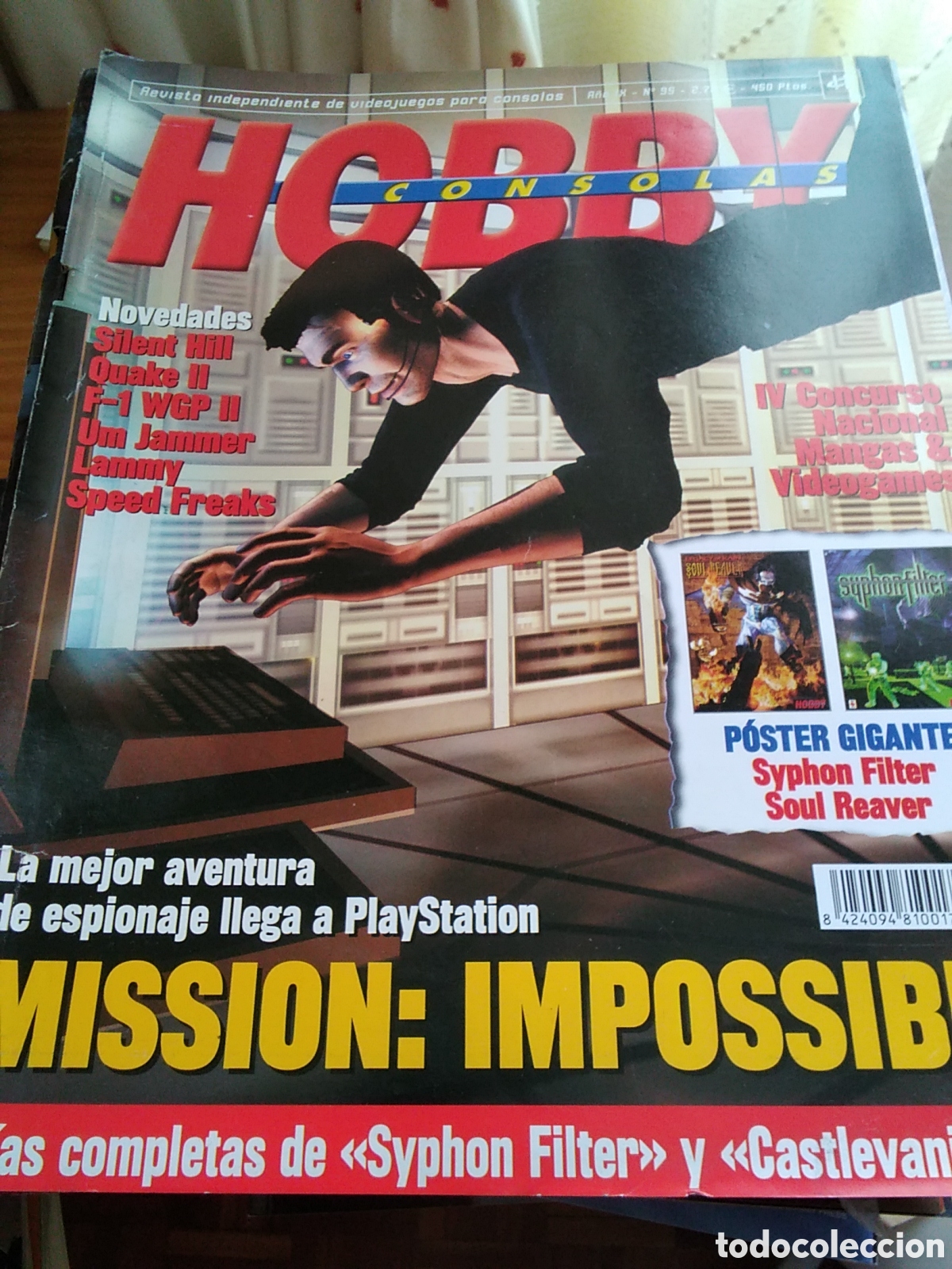 Coleccionismo de Revistas y Peri&oacute;dicos: Hobby consolas revista n&uacute;mero 95 a&ntilde;o 1999 agosto mission impossible