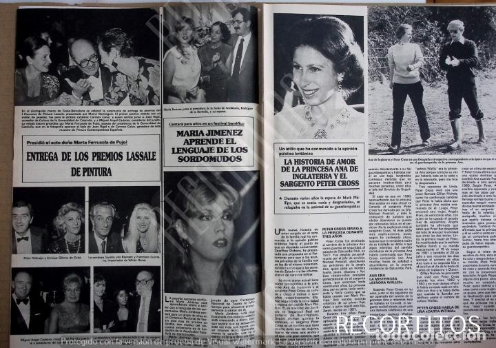 Coleccionismo de Revistas y Peri&oacute;dicos: ANA DE INGLATERRA PETER CROSS GUNILLA VON BISMARCK MARIA JIMENEZ
