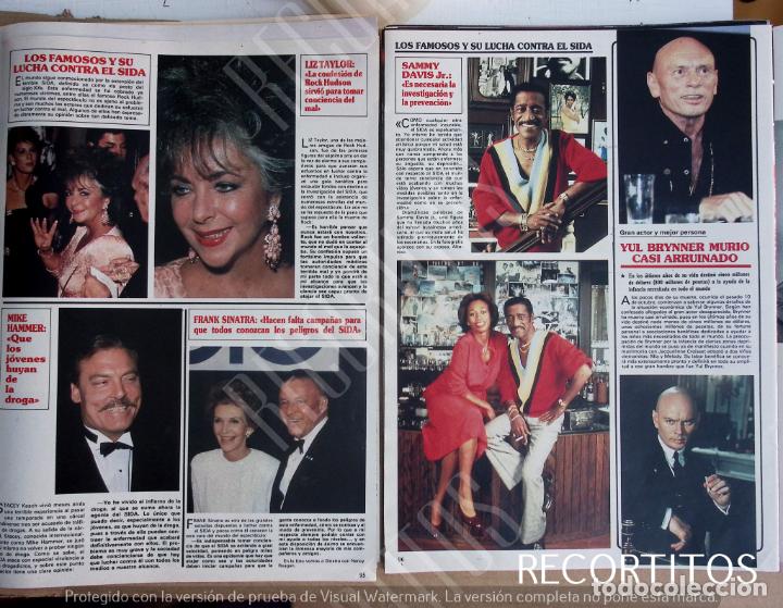 Coleccionismo de Revistas y Peri&oacute;dicos: ELIZABETH TAYLOR LIZ MIKE HAMMER FRANK SINATRA SAMMY DAVIS JR YUL BRYNNER