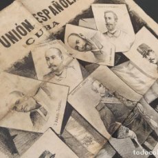 Coleccionismo de Revistas y Periódicos: CUBA-LA UNION ESPAÑOLA-27 DE JULIO AÑO 1895-VER FOTOS-(K-11.670)