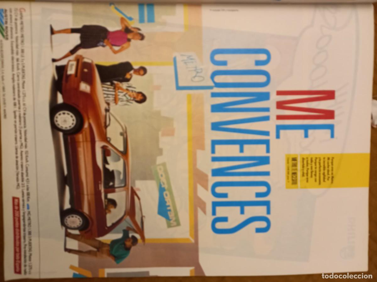 Coleccionismo de revistas y peri&oacute;dicos: PUBLICIDAD AUTOMOVILES. ANUNCIO DE MG METRO DE AUSTIN ROVER. EXTRA&Iacute;DO DE NATURA 1988