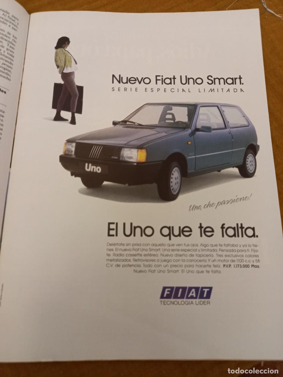 Coleccionismo de Revistas y Peri&oacute;dicos: PUBLICIDAD DE AUTOMOVILES. ANUNCIO DE FIAT UNO EXTRA&Iacute;DO DE NATURA 1989
