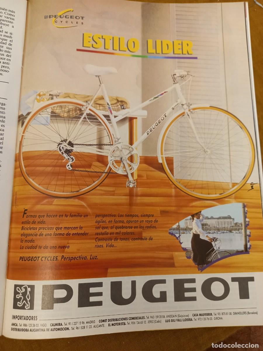 Coleccionismo de Revistas y Peri&oacute;dicos: PUBLICIDAD. ANUNCIO DE BICICLETAS PEUGEOT EXTRA&Iacute;DO DE NATURA 1989