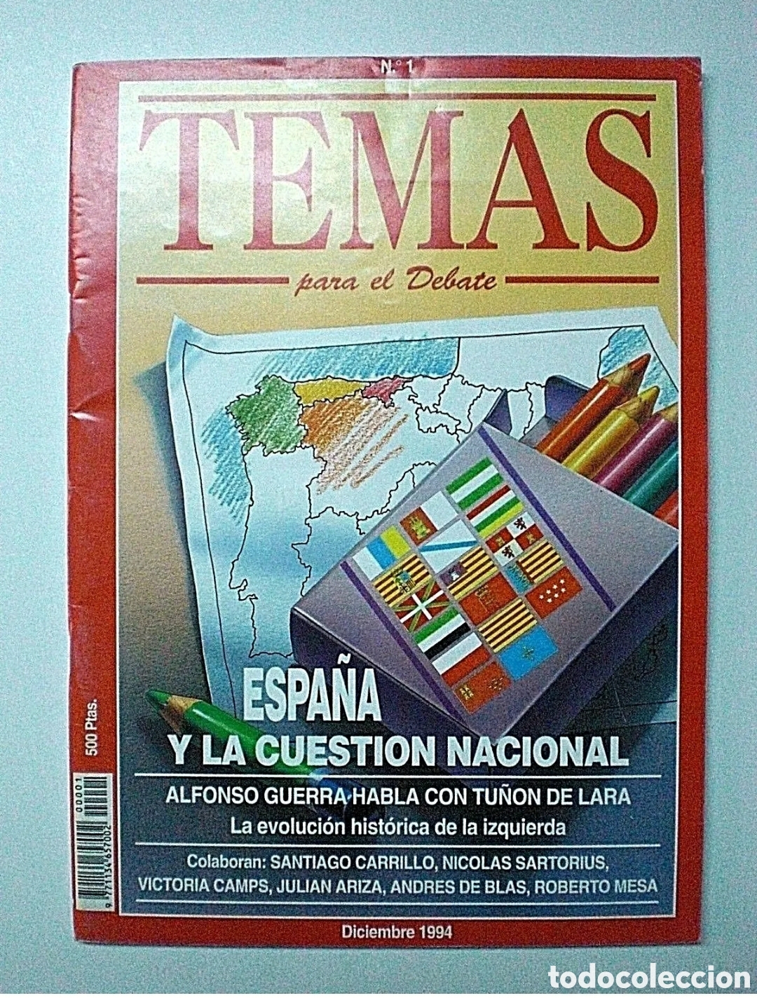 Coleccionismo de revistas y peri&oacute;dicos: TEMAS PARA EL DEBATE. 1 y 2. 1993-4