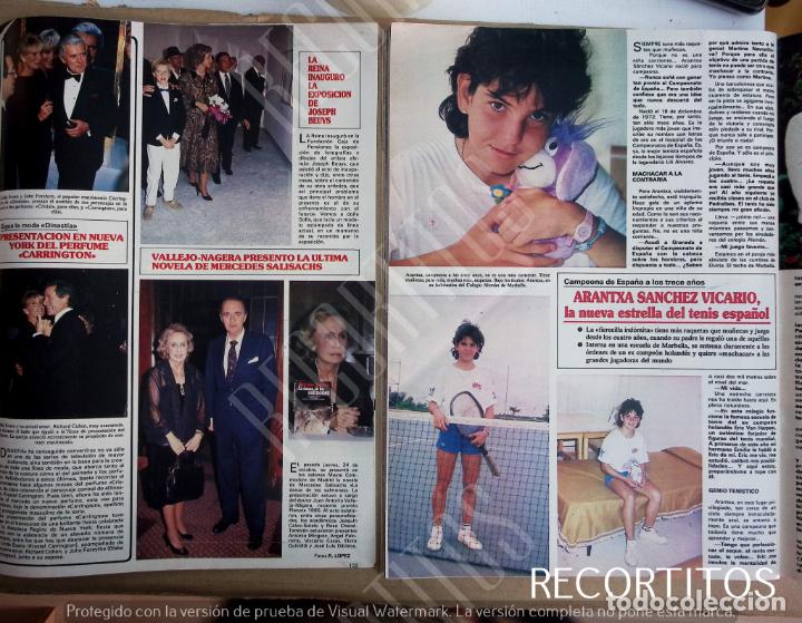 Coleccionismo de Revistas y Peri&oacute;dicos: ARANCHA SANCHEZ VICARIO arantxa VALLEJO NAGERA JOHN FORSYTHE LINDA EVANS CARRINGTON PARFUMS
