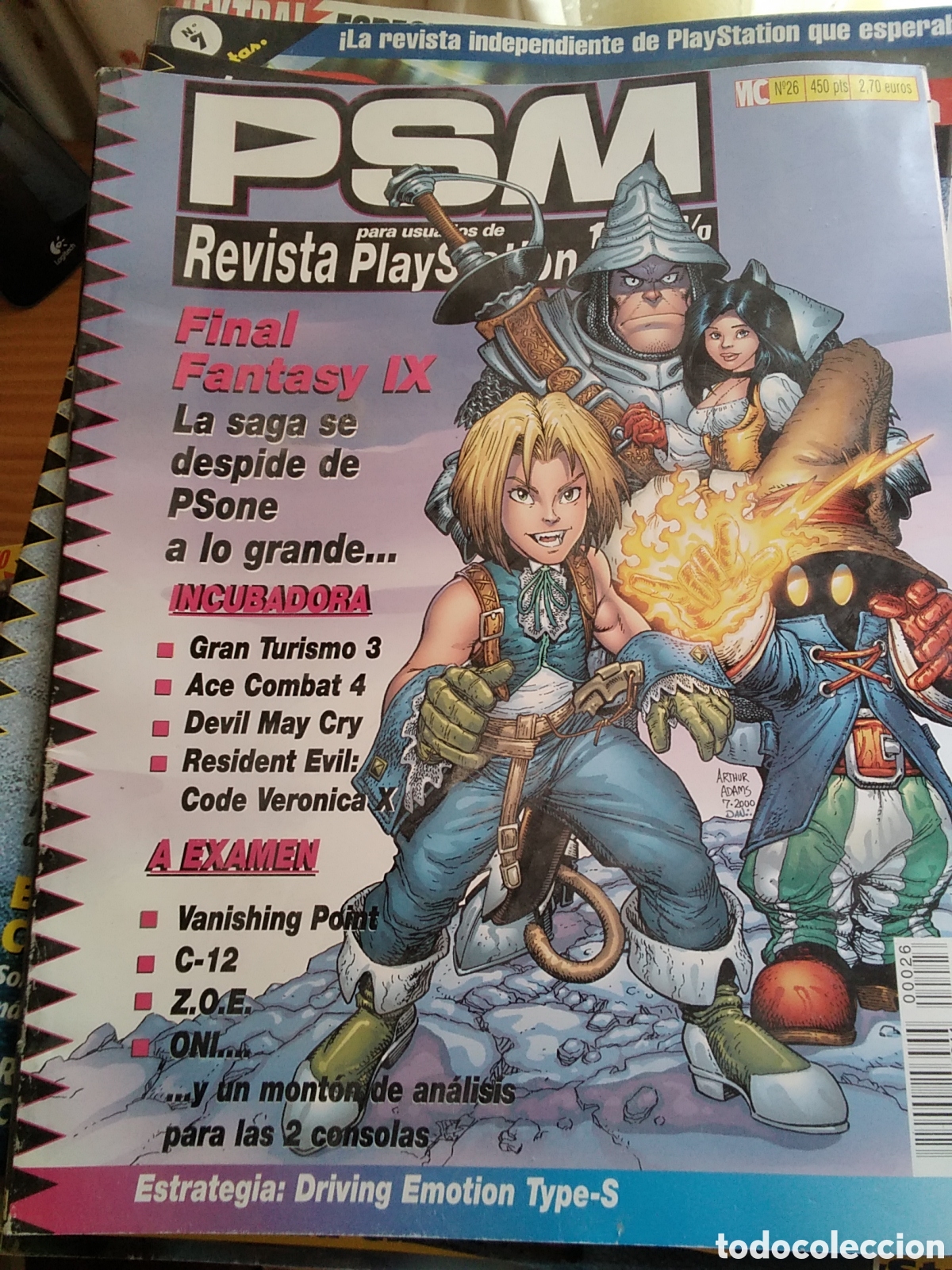 Coleccionismo de revistas y peri&oacute;dicos: PSM revista consolas n&uacute;mero 26 a&ntilde;o 2001 abril