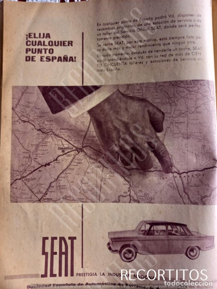 Coleccionismo de revistas y peri&oacute;dicos: SEAT ANUNCIO PUBLICIDAD 1962