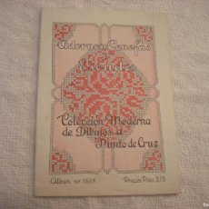 Coleccionismo de Revistas y Periódicos: COLECCION MODERNA DE DIBUJOS A PUNTO DE CRUZ . ALBUM 1651, ADORNOS, CENEFAS Y ESCUDOS