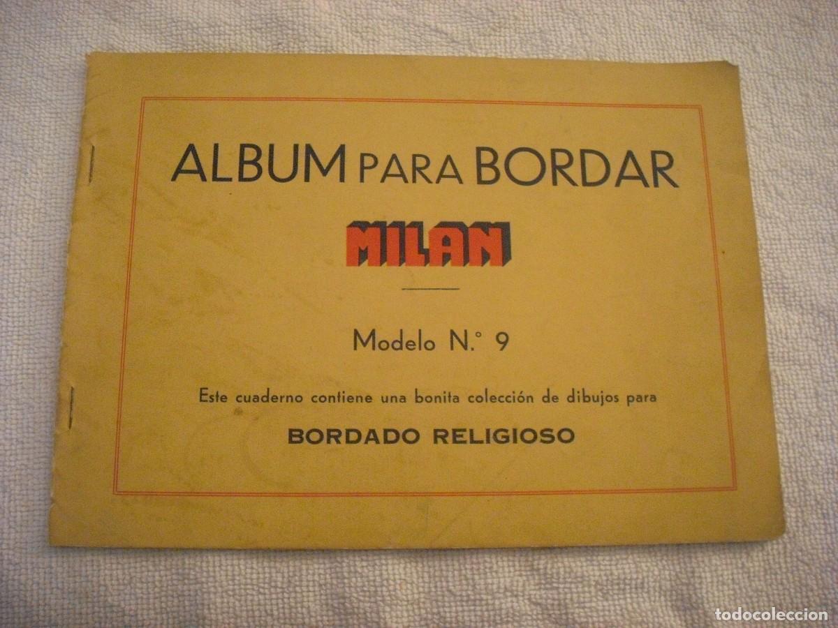 Coleccionismo de revistas y peri&oacute;dicos: ALBUM PARA BORDAR MILAN N. 9 . BORDADO RELIGIOSO