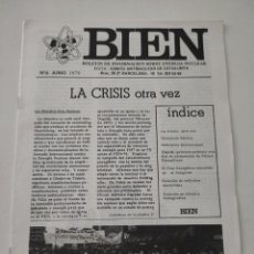 Coleccionismo de Revistas y Periódicos: BOLETIN BIEN Nº 6 JUNIO 1979 - VVAA