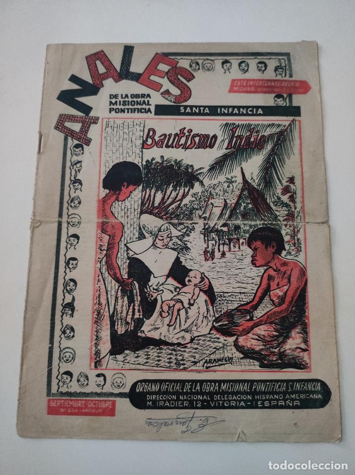 Sammeln von Zeitschriften und Zeitungen: Periodico ANALES de la Obra Misional Pontificia.N&ordm; 254 Vitoria - VVAA