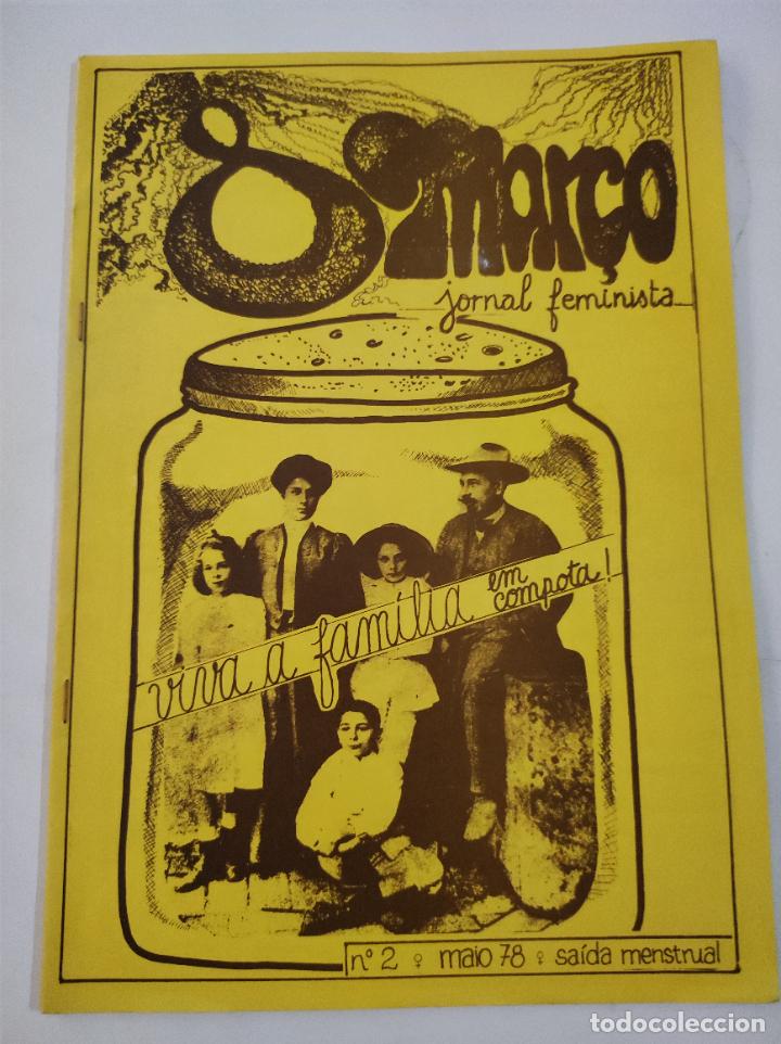 Coleccionismo de Revistas y Peri&oacute;dicos: Revista 8 MARCO JORNAL FEMINISTA N&ordm;2 Maio 78 Menstrual - VVAA