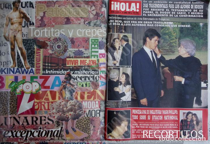 Collezionismo di Riviste e Giornali: RECORTE PORTADA LUIS ALFONSO DE BORBON EMMANUELA DAMPIERRE
