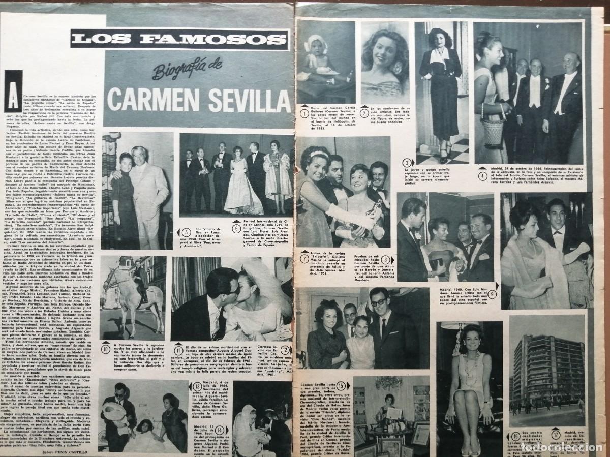 Coleccionismo de Revistas y Peri&oacute;dicos: CARMEN SEVILLA. BIOGRAF&Iacute;A. 2 P&Aacute;GINAS