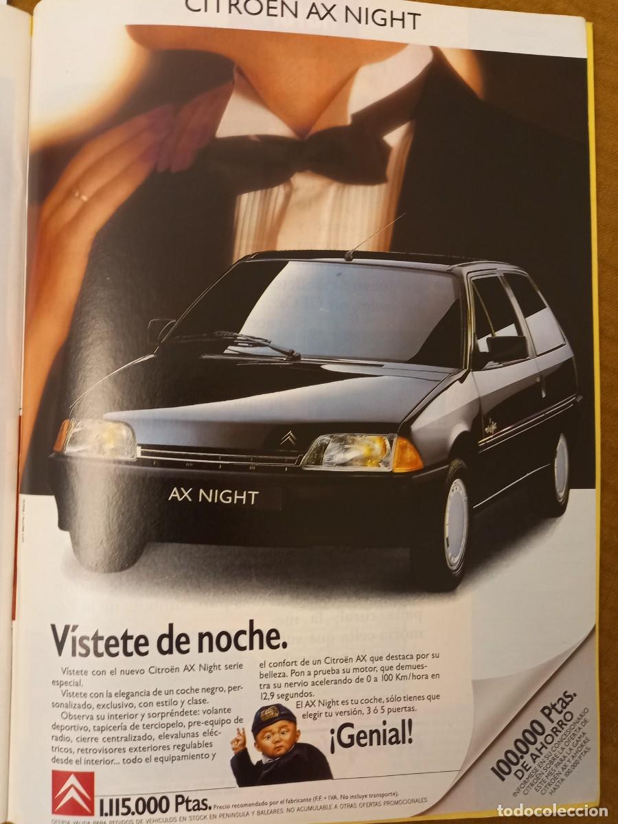 Coleccionismo de Revistas y Peri&oacute;dicos: PUBLICIDAD AUTOMOVILES. ANUNCIO DE CITROEN AX NIGHT. EXTRA&Iacute;DO DE REVISTA 1990