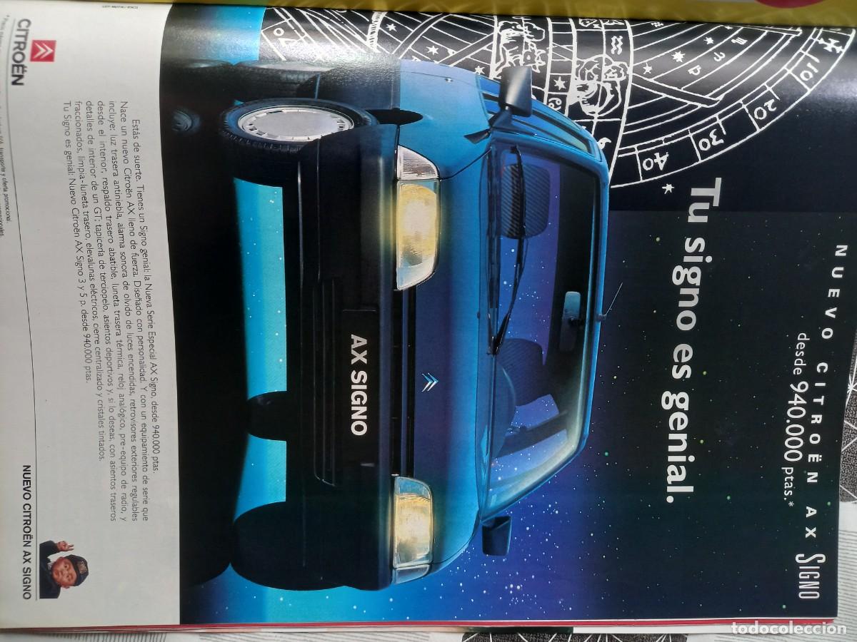 Coleccionismo de Revistas y Peri&oacute;dicos: PUBLICIDAD AUTOMOVILES. ANUNCIO DE CITROEN AX SIGNO. EXTRA&Iacute;DO DE REVISTA 1992