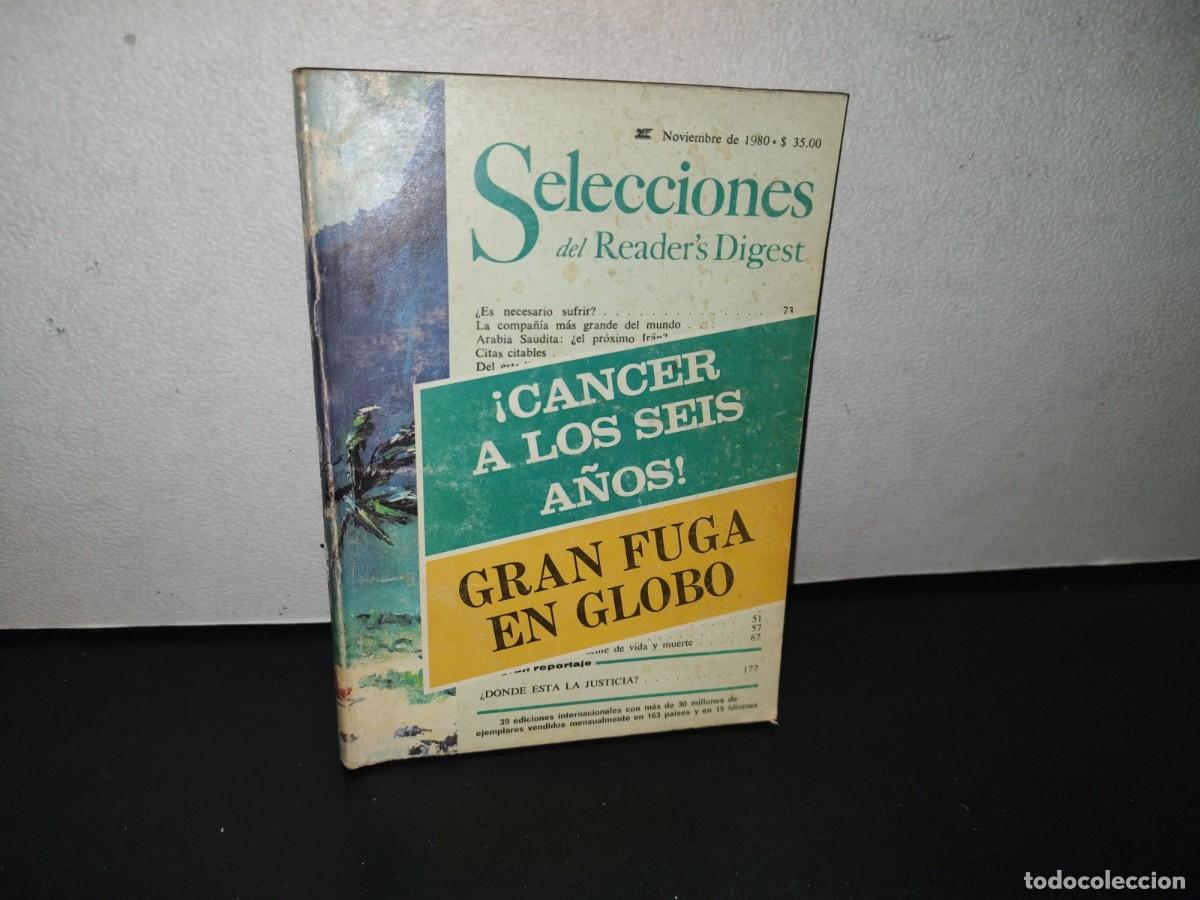 Colecionismo de Revistas e Jornais: 80- SELECCIONES DEL READER'S DIGEST. &iexcl;C&Aacute;NCER A LOS SEIS A&Ntilde;OS! - NOVIEMBRE 1980