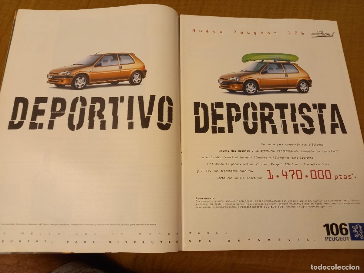 Coleccionismo de Revistas y Peri&oacute;dicos: PUBLICIDAD. ANUNCIO DE PEUGEOT 106. DOBLE PAGINA. EXTRA&Iacute;DO DE REVISTA 1997