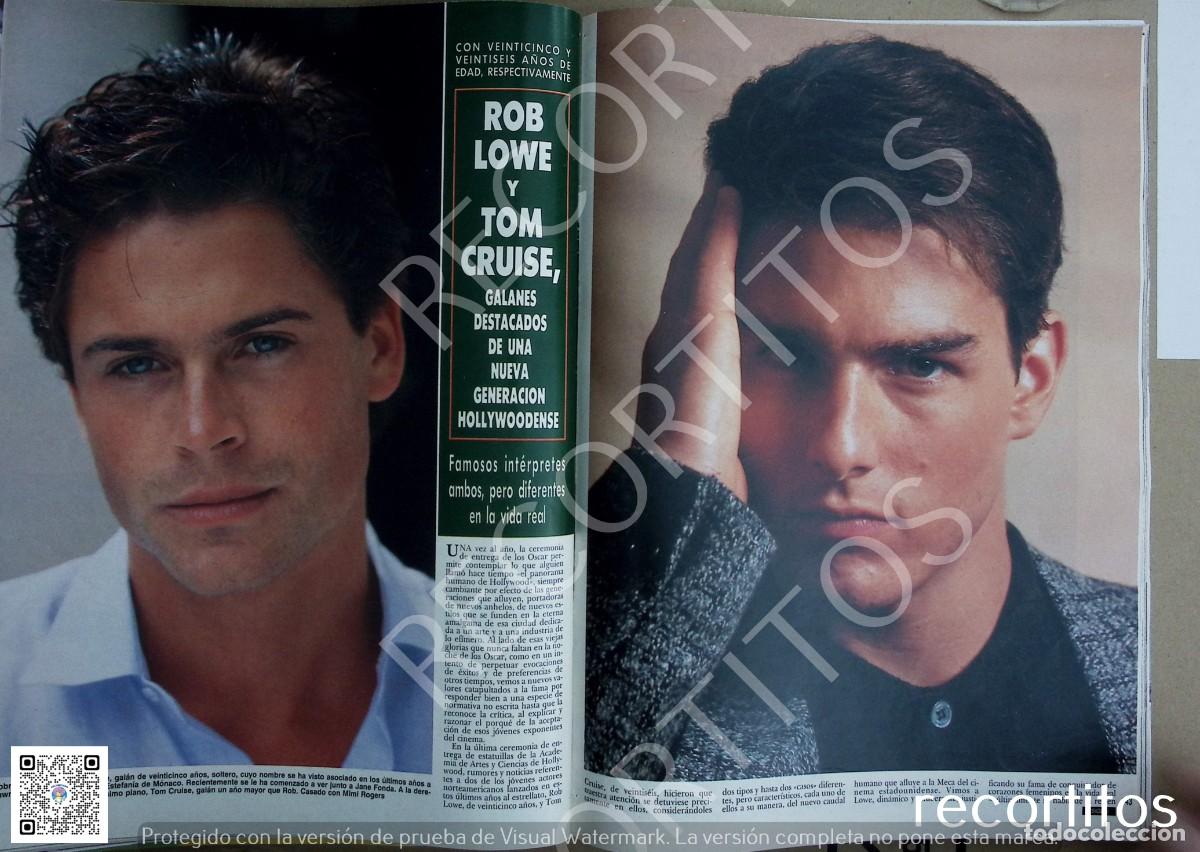 Collezionismo di Riviste e Giornali: ROB LOWE TOM CRUISE