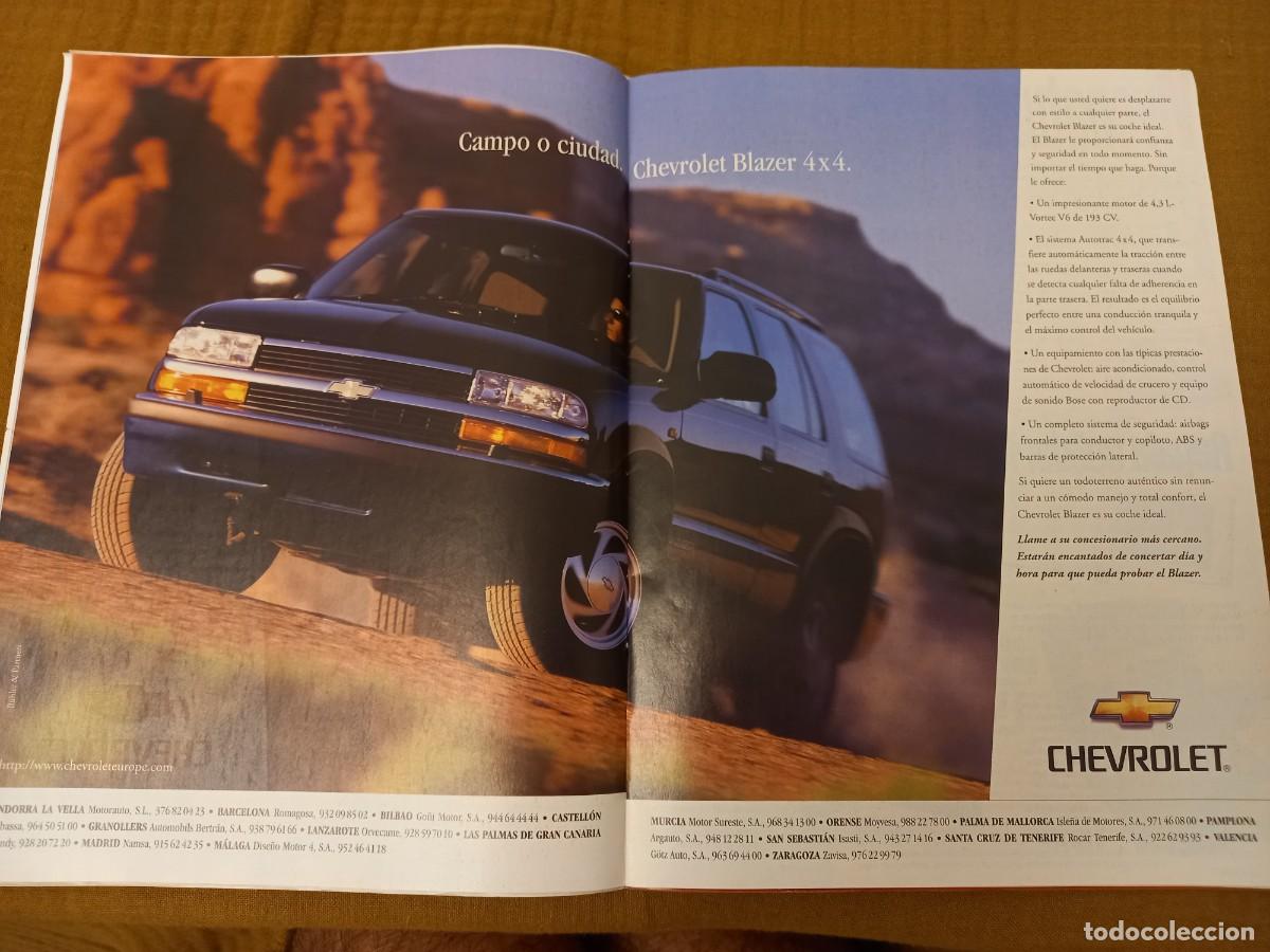 Coleccionismo de Revistas y Peri&oacute;dicos: PUBLICIDAD. ANUNCIO DE TODOTERRENO CHEVROLET BLAZER 4X4. DOBLE PAGINA . EXTRA&Iacute;DO DE REVISTA 1999