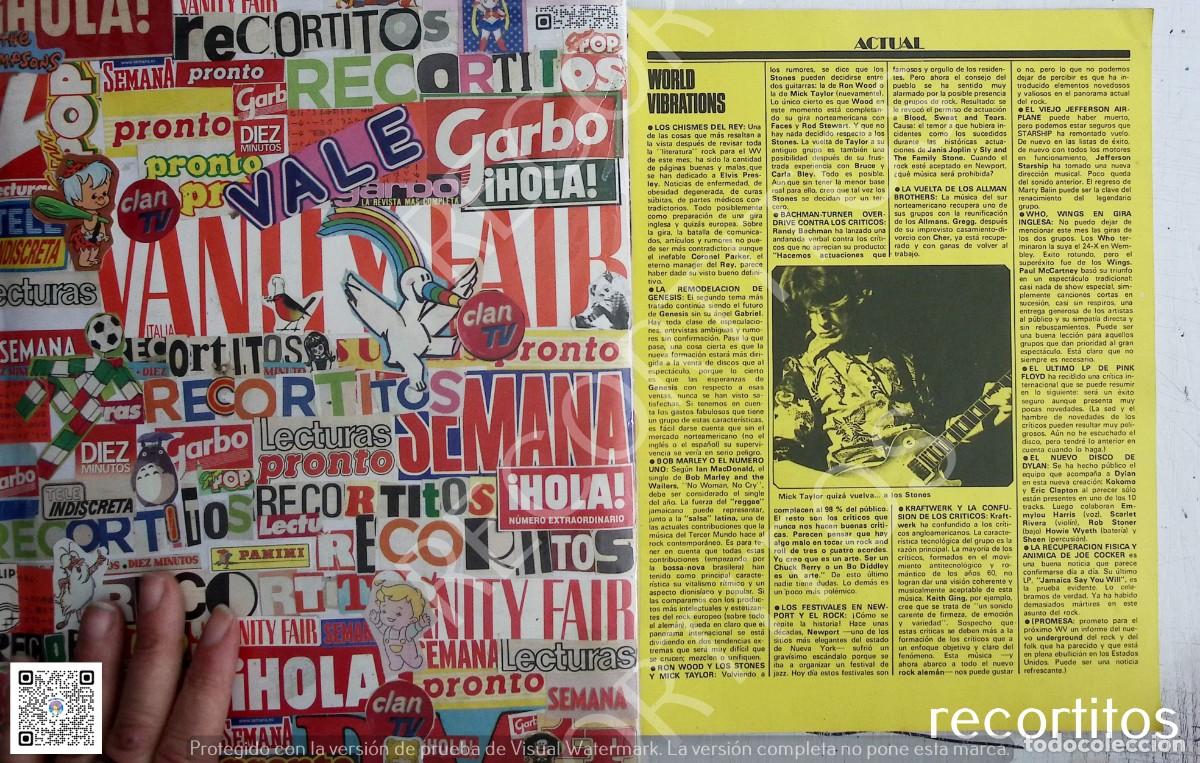 Coleccionismo de Revistas y Peri&oacute;dicos: MICK TAYLOR THE ROLLING STONES