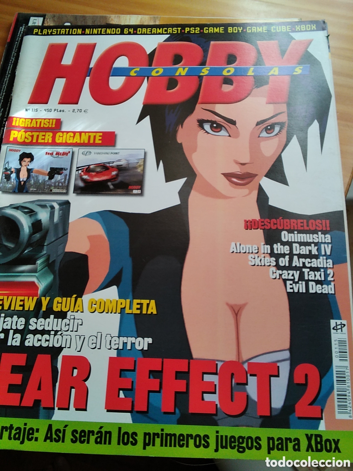 Coleccionismo de Revistas y Peri&oacute;dicos: Hobby consolas revista n&uacute;mero 115 incluye poster