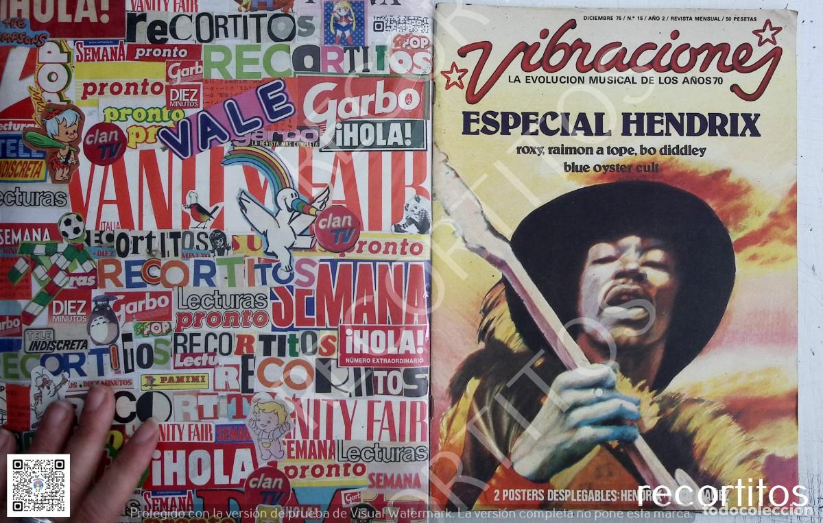 Coleccionismo de Revistas y Peri&oacute;dicos: RECORTE PORTADA JIMMY HENDRIX JIMI
