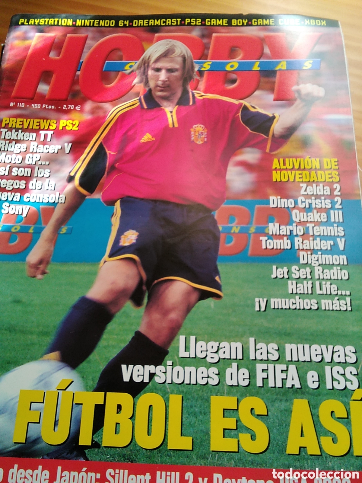 Coleccionismo de Revistas y Peri&oacute;dicos: Hobby consolas revista n&uacute;mero 110 futbol
