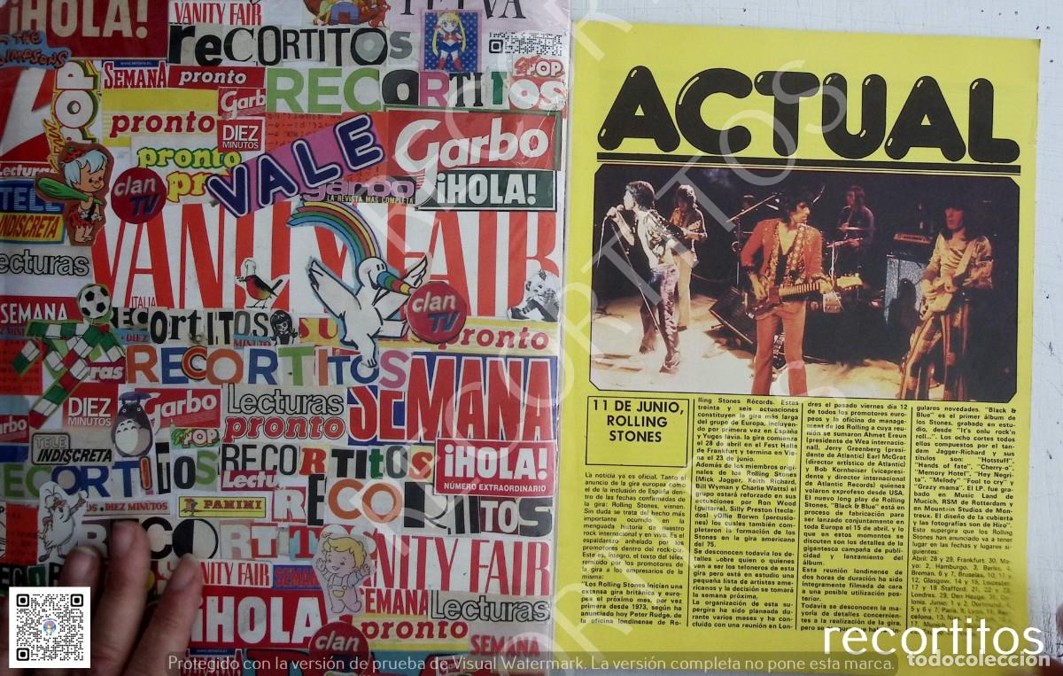 Coleccionismo de Revistas y Peri&oacute;dicos: MICK JAGGER THE ROLLING STONES
