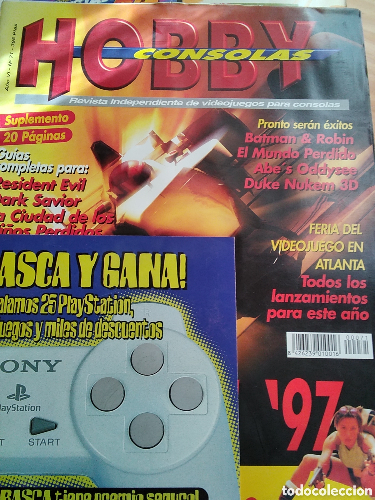 Coleccionismo de Revistas y Peri&oacute;dicos: Hobby consolas revista n&uacute;mero 71 a&ntilde;o 1997 agosto gu&iacute;a incluida