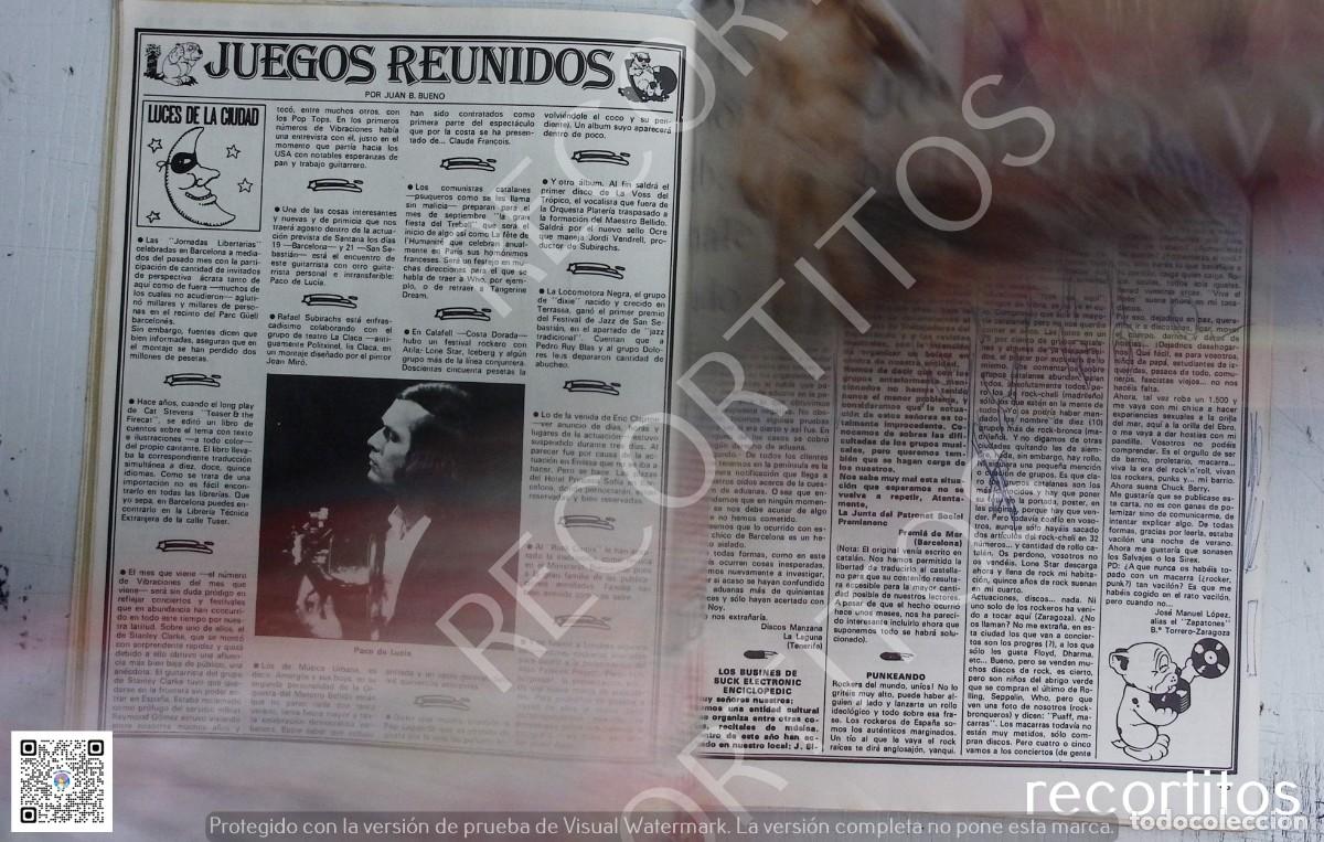 Coleccionismo de revistas y peri&oacute;dicos: PACO DE LUCIA
