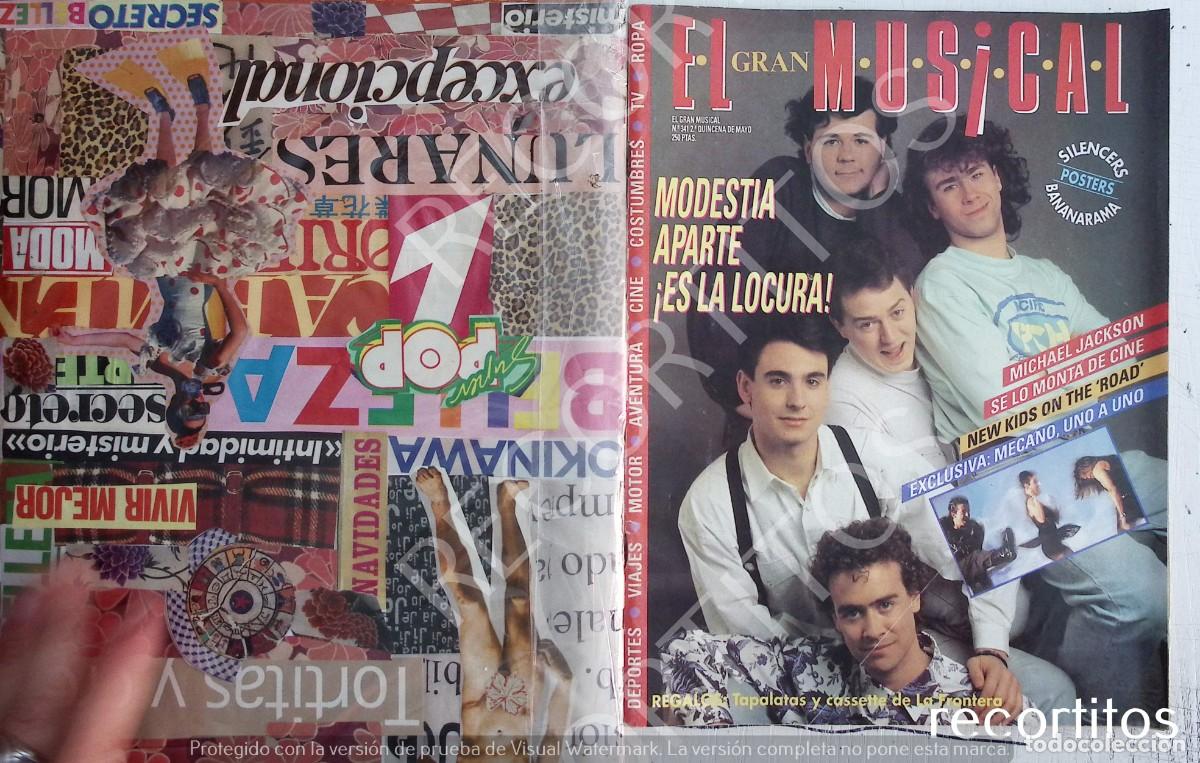 Coleccionismo de Revistas y Peri&oacute;dicos: RECORTE PORTADA MECANO MEDESTIA APARTE