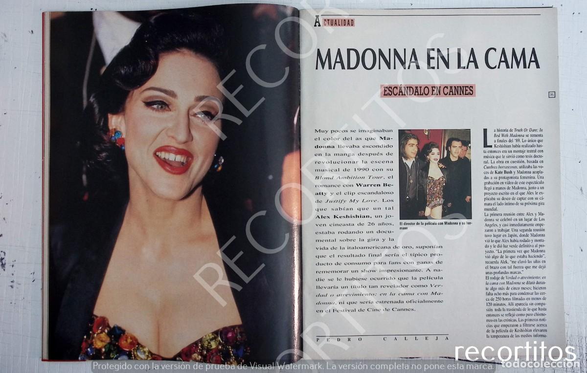 Coleccionismo de Revistas y Peri&oacute;dicos: IN BED WITH MADONNA CANNES