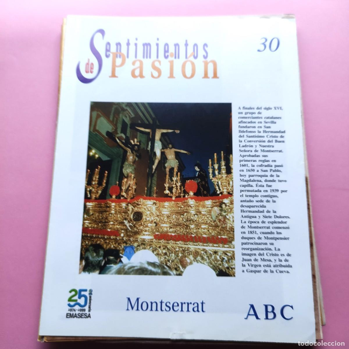 Coleccionismo de Revistas y Peri&oacute;dicos: SENTIMIENTOS DE PASION N&ordm; 30 . SEMANA SANTA . 16 PAGINAS ** ABC ** A4