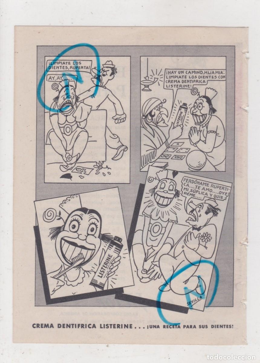 Colecionismo de Revistas e Jornais: PUBLICIDAD 1947. ANUNCIO CREMA DENTIFRICA LISTERINE + RCA VICTOR. RADIO CORPORATION OF AMERICA (REVE