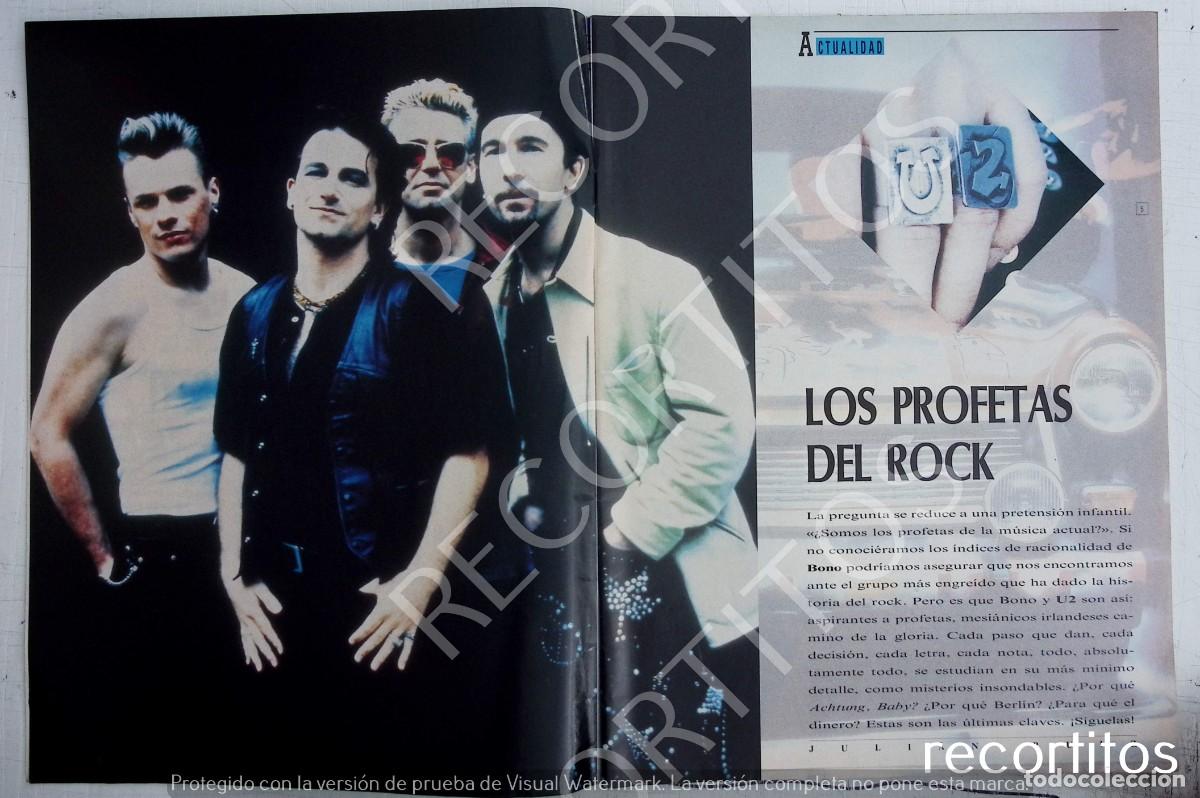 Coleccionismo de revistas y peri&oacute;dicos: U2 BONO ACHTUNG BABY THE FLY