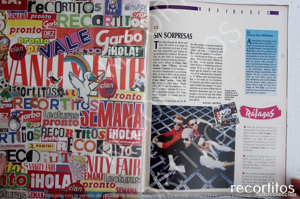 Coleccionismo de Revistas y Peri&oacute;dicos: U2 BONO ACHTUNG BABY THE FLY