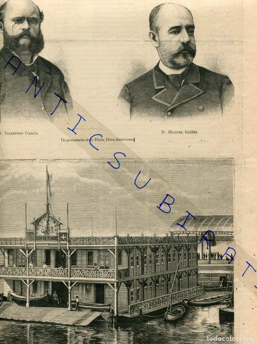 Sammeln von Zeitschriften und Zeitungen: REVISTA A&Ntilde;O 1888 TELESFORO GARCIA MANUEL IBA&Ntilde;EZ CLUB DE REGATAS DE BARCELONA EXPOSICION UNIVERSAL