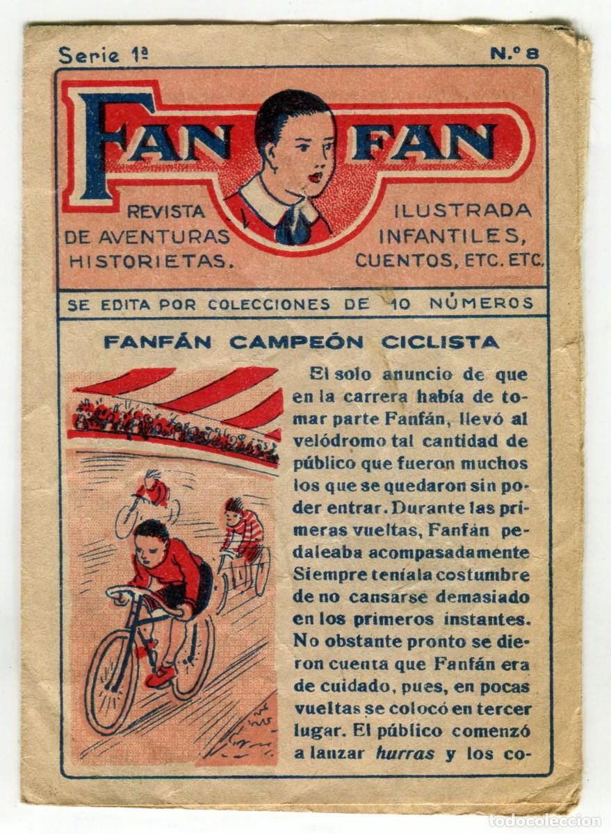 Coleccionismo de Revistas y Peri&oacute;dicos: FAN FAN CAMPEON CICLISTA CHOCOLATES JOAQUIN LLOVERAS CROMO/REVISTA FORMATO DIPTICO N. 8 VER IMAGENES